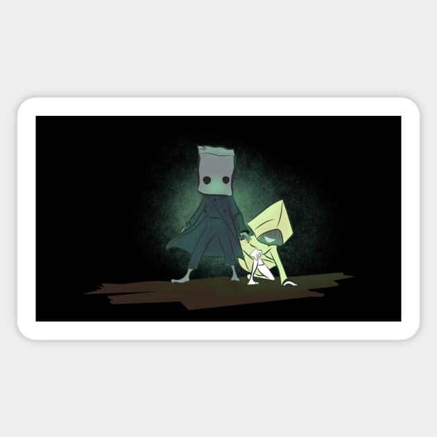 six and mono little nightmares clean Sticker by KingShit